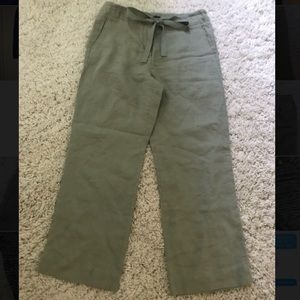 Talbots Linen Pants
